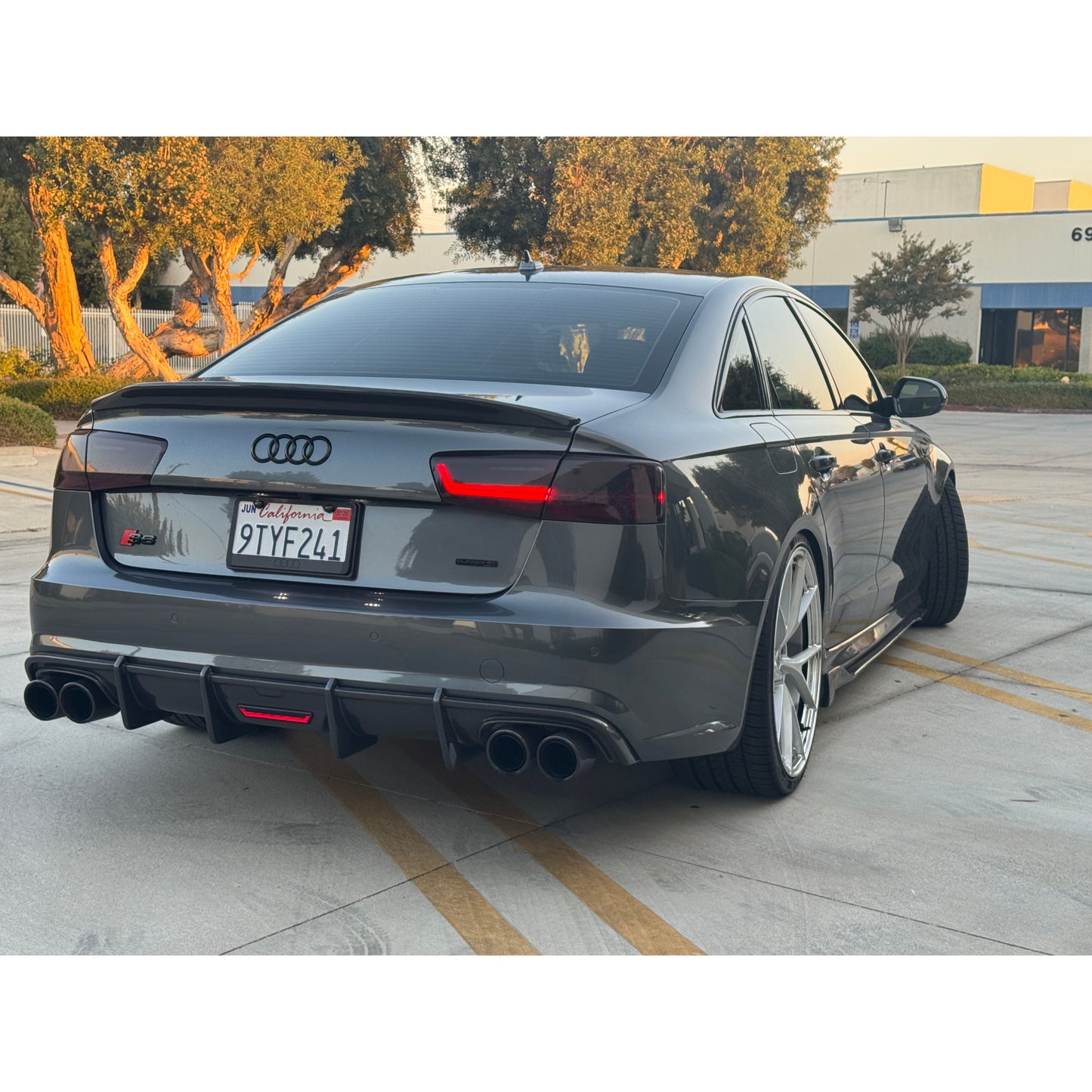 2016-2018 Audi A6/S6 Ducktail Carbon Fiber Trunk Spoiler | C7.5 A6/S6