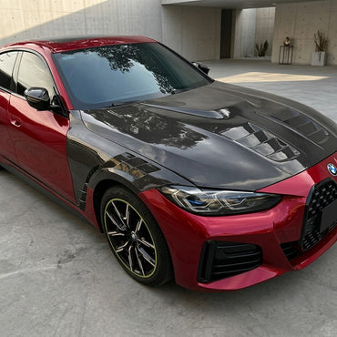 2021+ BMW 4-Series V2 Style Carbon Fiber Hood | G22/G23/G26