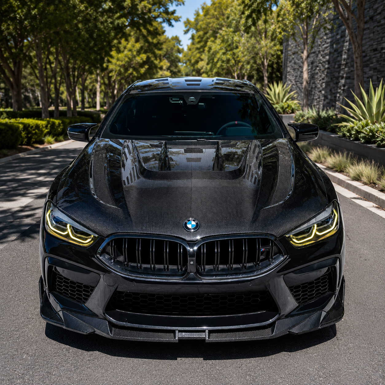 2019+ BMW 8-Series/M8 P Style Carbon Fiber Hood | G14/G15/G16/F91/F92/F93