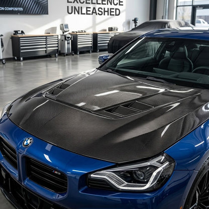 2022+ BMW 2-Series/M2 N2 Style Carbon Fiber Hood | G42/G87