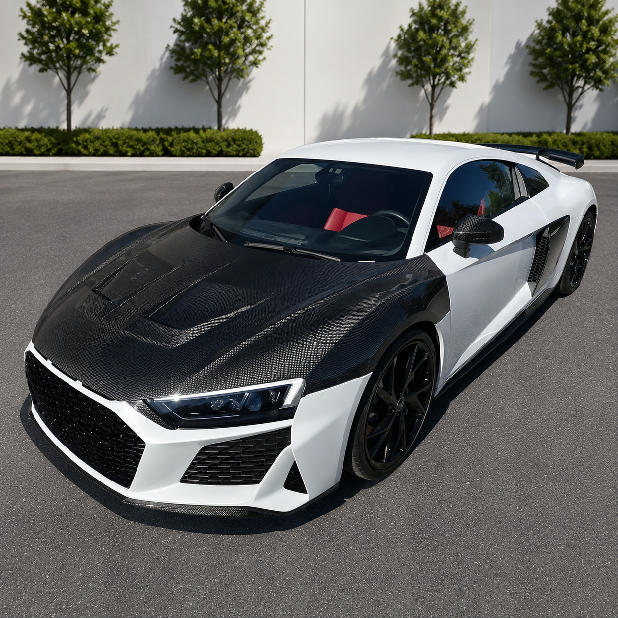 2019-2024 Audi R8 Carbon Fiber Front Hood I MK2 Gen 2 Facelift