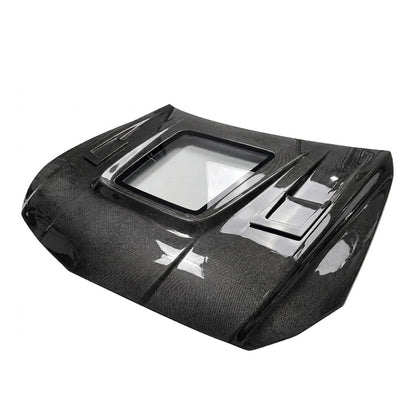 2012-2018 Mercedes CLS-Class/CLS63 AMG Glass Engine Cover Carbon Fiber Hood | C218/W218