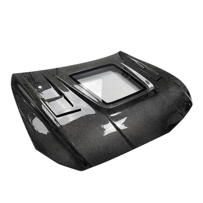 2012-2018 Mercedes CLS-Class/CLS63 AMG Glass Engine Cover Carbon Fiber Hood | C218/W218