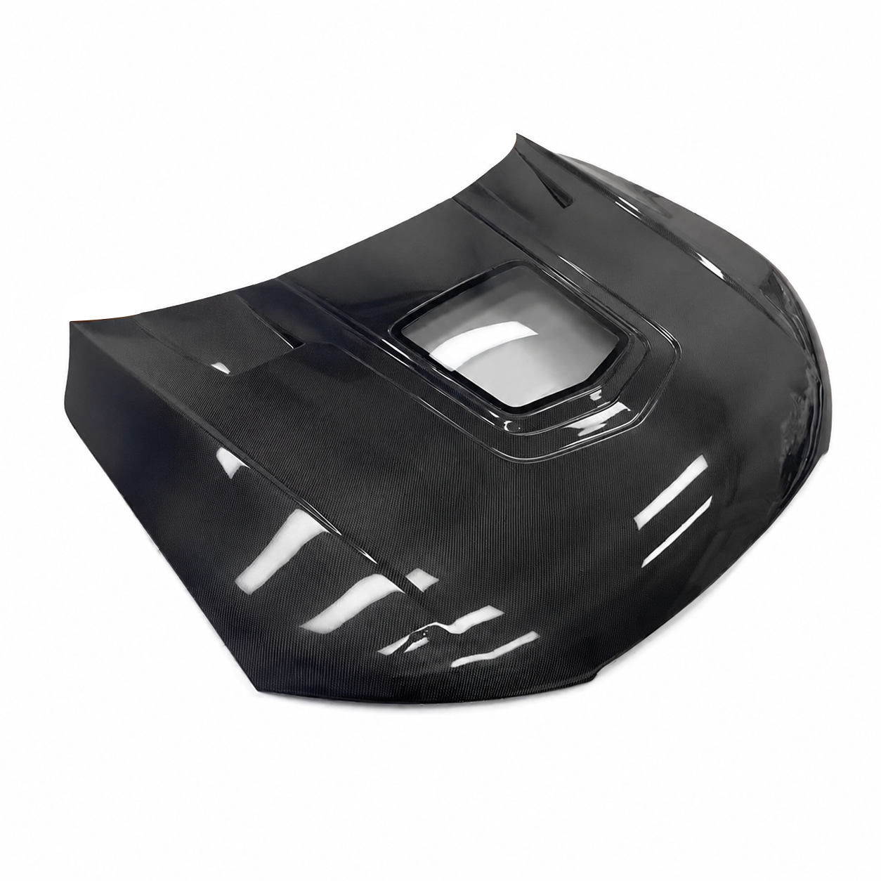 2012-2018 Audi A7/S7/RS7 Glass Engine Cover Style Carbon Fiber Hood | C7/C7.5