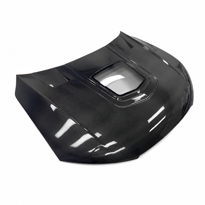 2012-2018 Audi A7/S7/RS7 Glass Engine Cover Style Carbon Fiber Hood | C7/C7.5