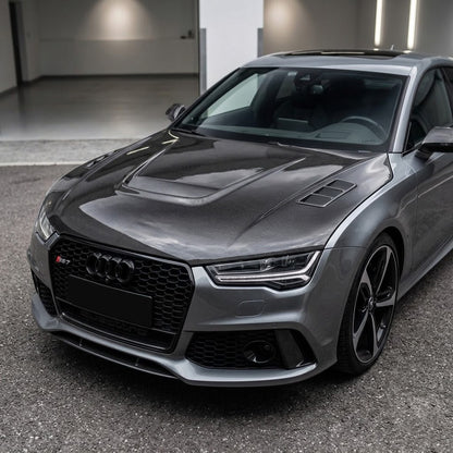 2012-2018 Audi A7/S7/RS7 V Style Carbon Fiber Hood | C7/C7.5