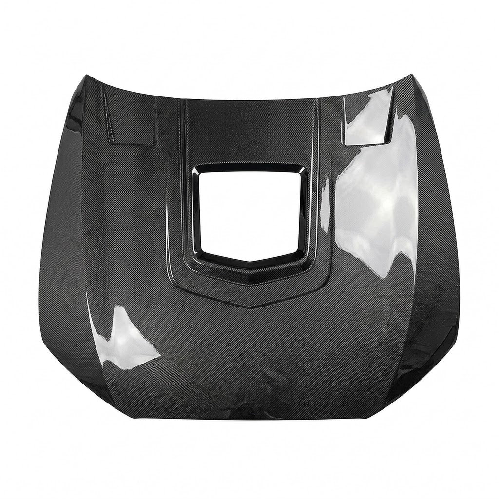 2012-2018 Audi A6/S6/RS6 Glass Engine Cover Carbon Fiber Hood | C7/C7.5