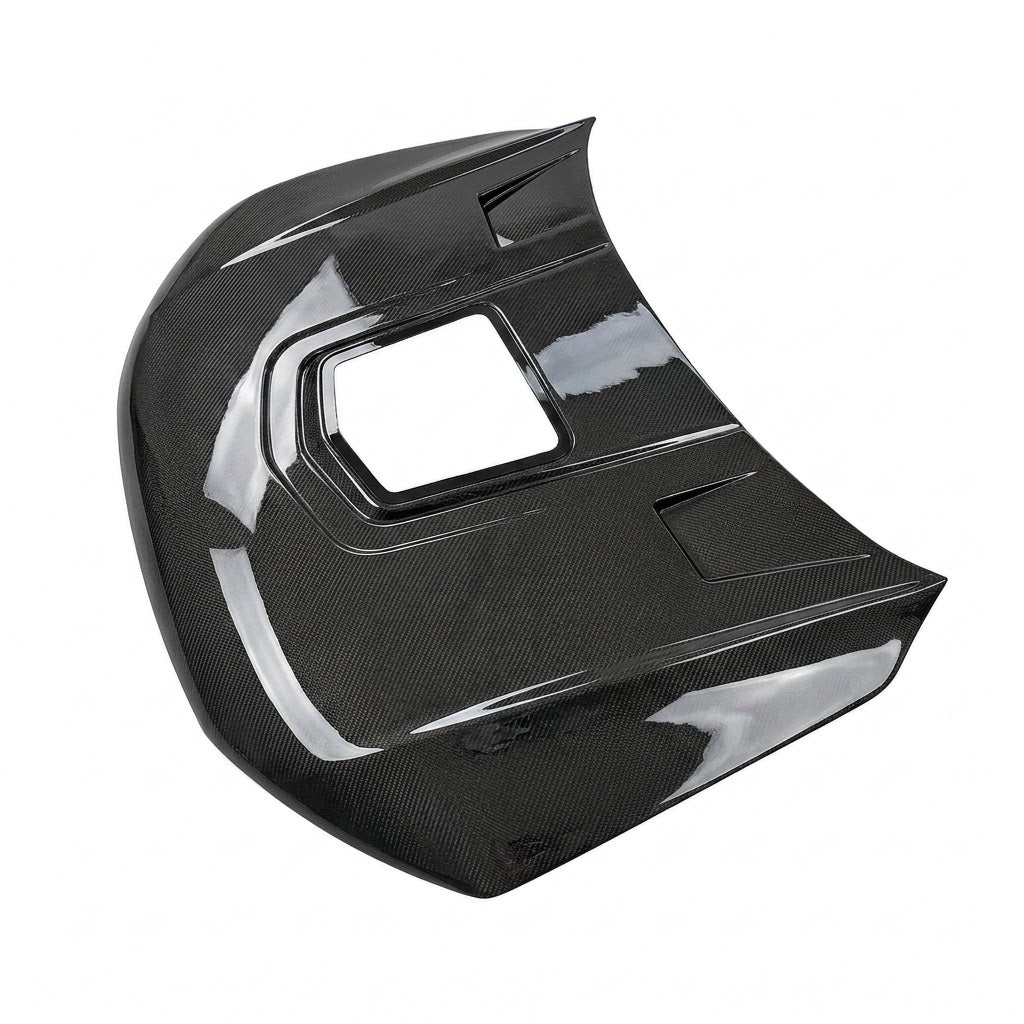 2012-2018 Audi A6/S6/RS6 Glass Engine Cover Carbon Fiber Hood | C7/C7.5