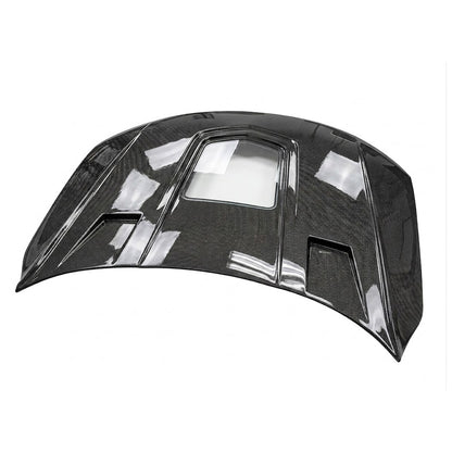 2012-2018 Audi A6/S6/RS6 Glass Engine Cover Carbon Fiber Hood | C7/C7.5
