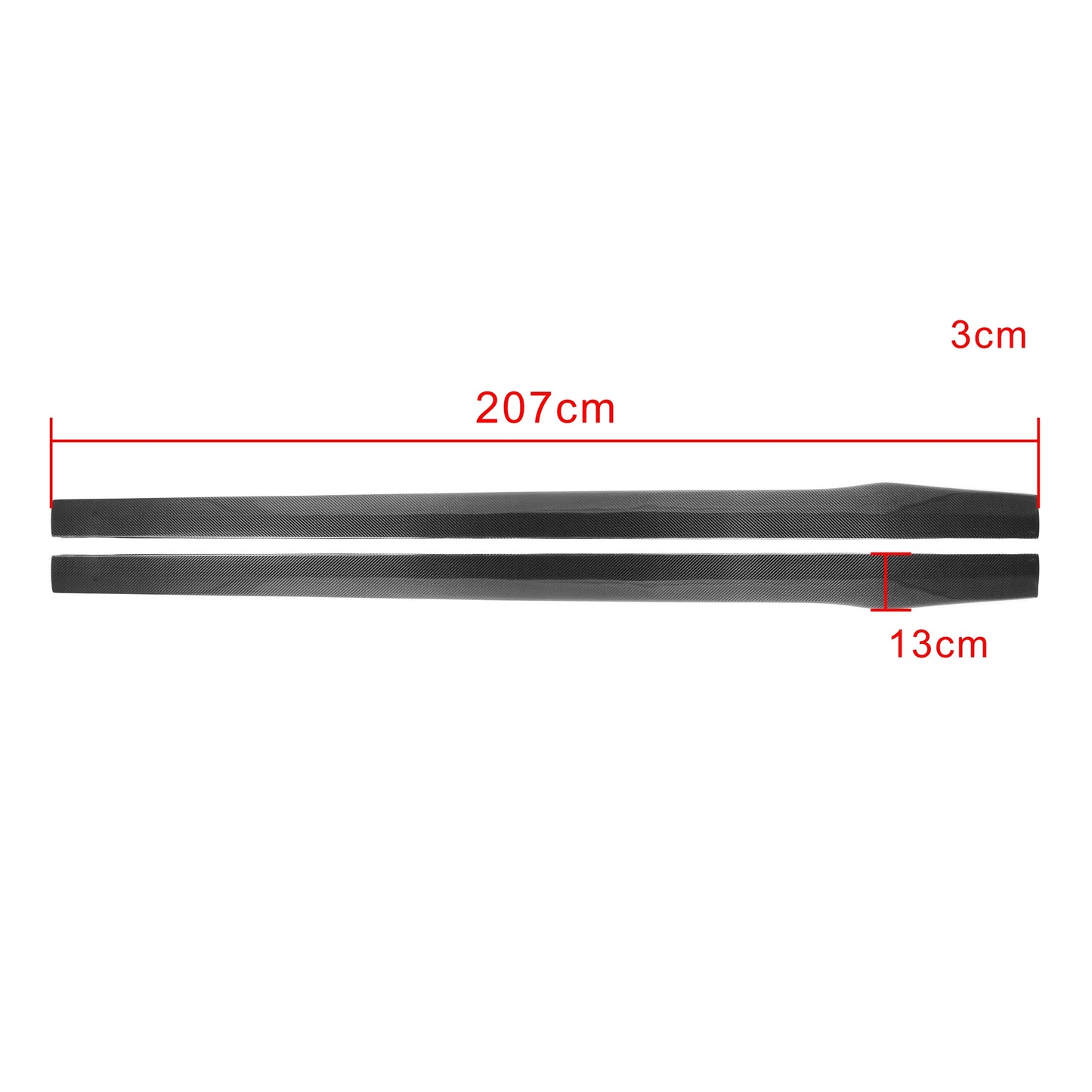 2015-2023 Mercedes-Benz C-Class/C63 AMG Carbon Fiber Side Skirts | W205 Coupe