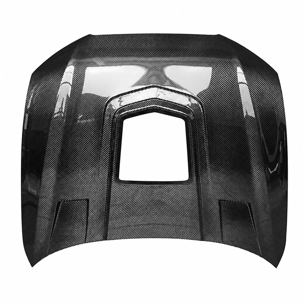 2012-2018 Audi A6/S6/RS6 Glass Engine Cover Carbon Fiber Hood | C7/C7.5