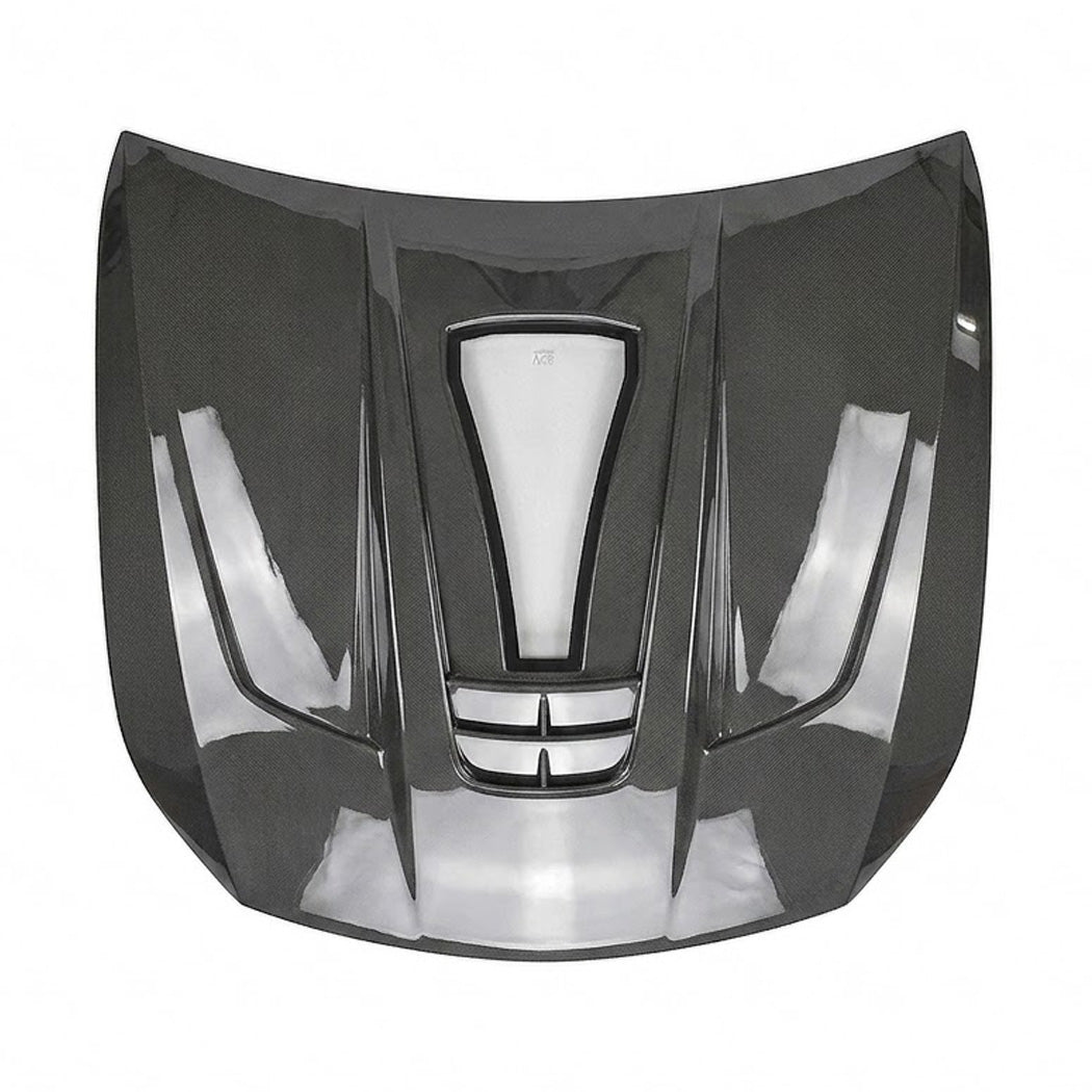 2019-2024 Mercedes GT43/GT53/GT63 AMG Glass Engine Cover Carbon Fiber Hood | X290