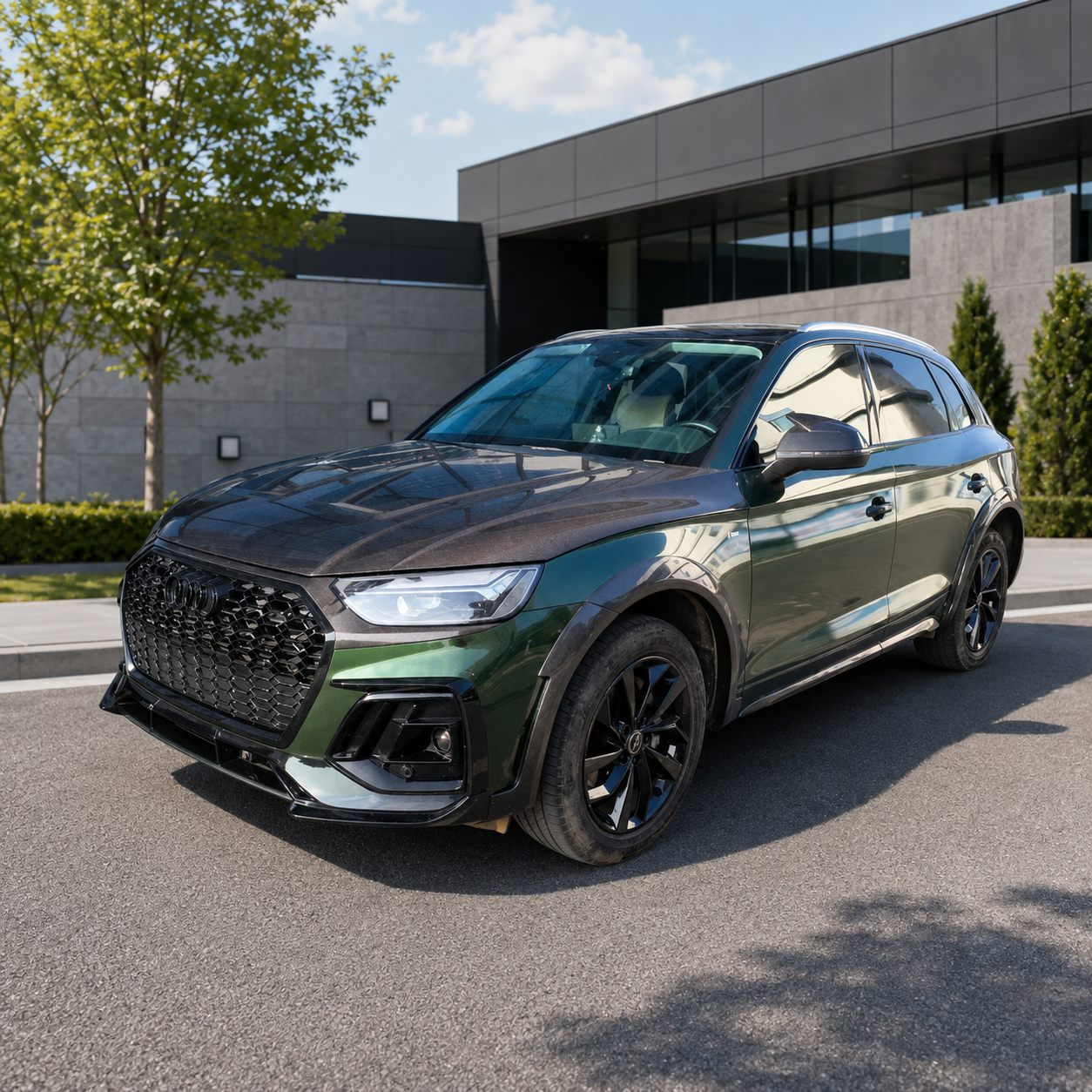 2018-2025 Audi Q5/SQ5 Carbon Fiber Hood | B9/B9.5