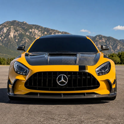 2016-2021 Mercedes AMG GT/GTS/GTC/GTR V Style Carbon Fiber Hood | C190