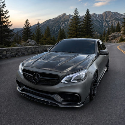 2014-2016 Mercedes E-Class/E63 AMG S Style Carbon Fiber Hood | W212/S212