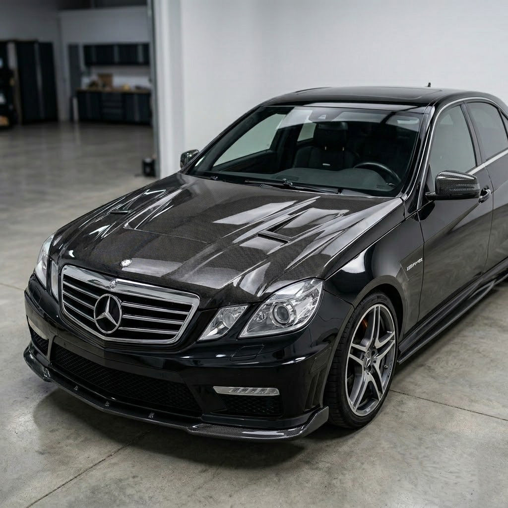 2014-2016 Mercedes E-Class/E63 AMG D Style Carbon Fiber Hood | W212/S212