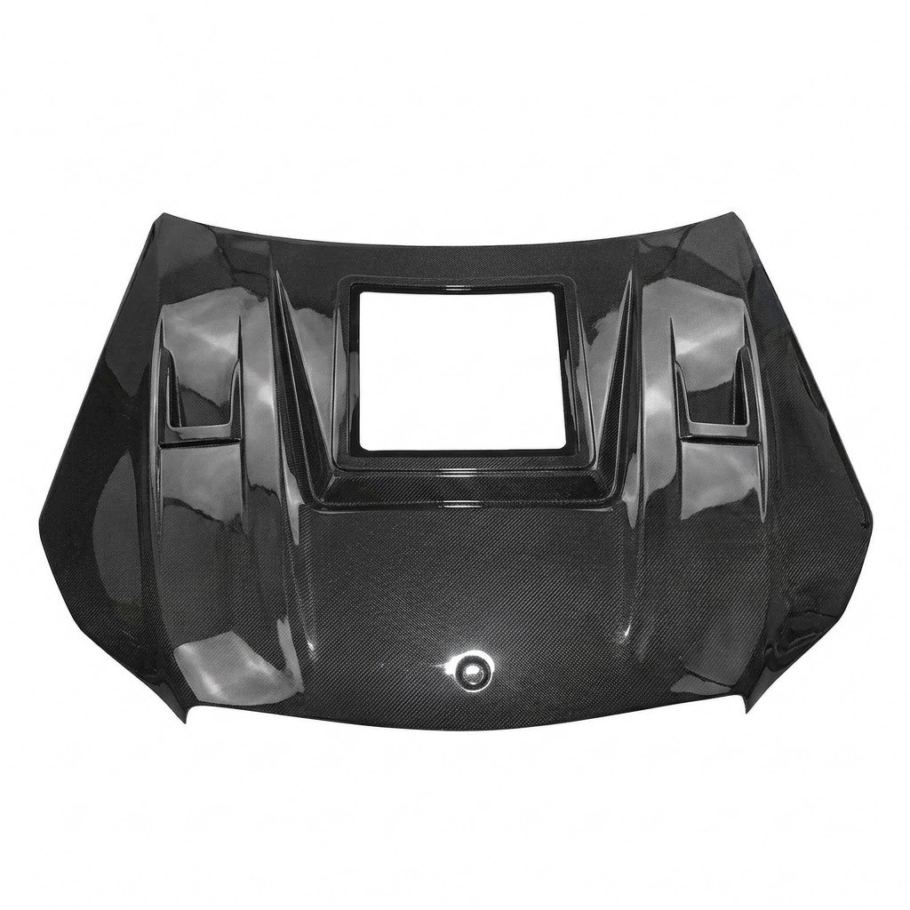 2014-2016 Mercedes E-Class/E63 AMG Glass Engine Cover Carbon Fiber Hood | W212/S212