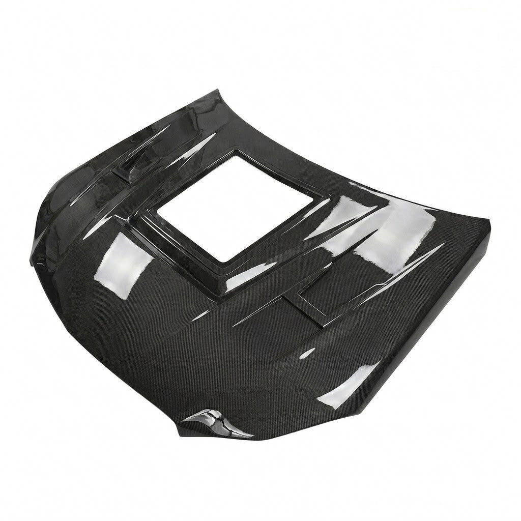 2014-2016 Mercedes E-Class/E63 AMG Glass Engine Cover Carbon Fiber Hood | W212/S212