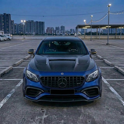2017-2020 Mercedes E63 AMG A Style Carbon Fiber Hood | W213
