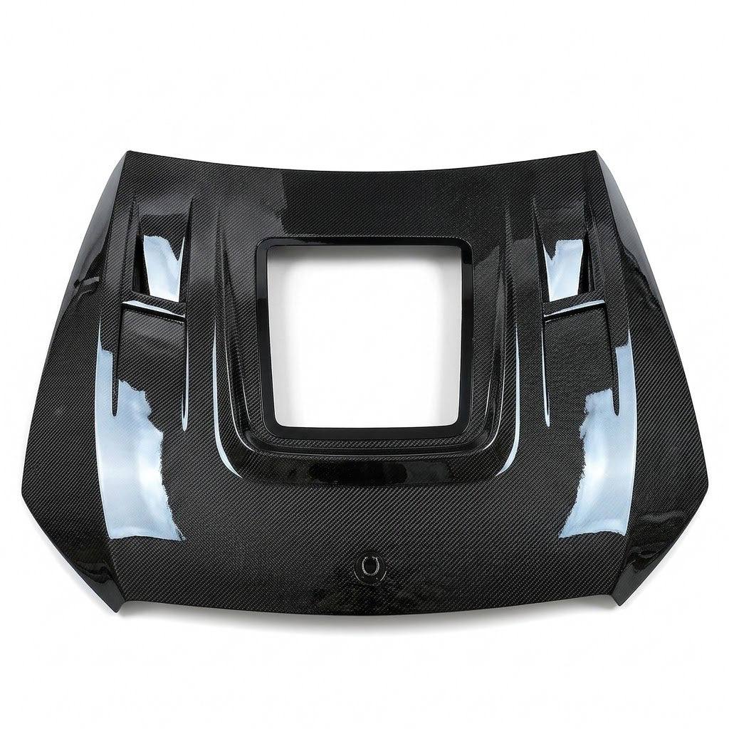 2017-2020 Mercedes E-Class Glass Engine Cover Carbon Fiber Hood | W213