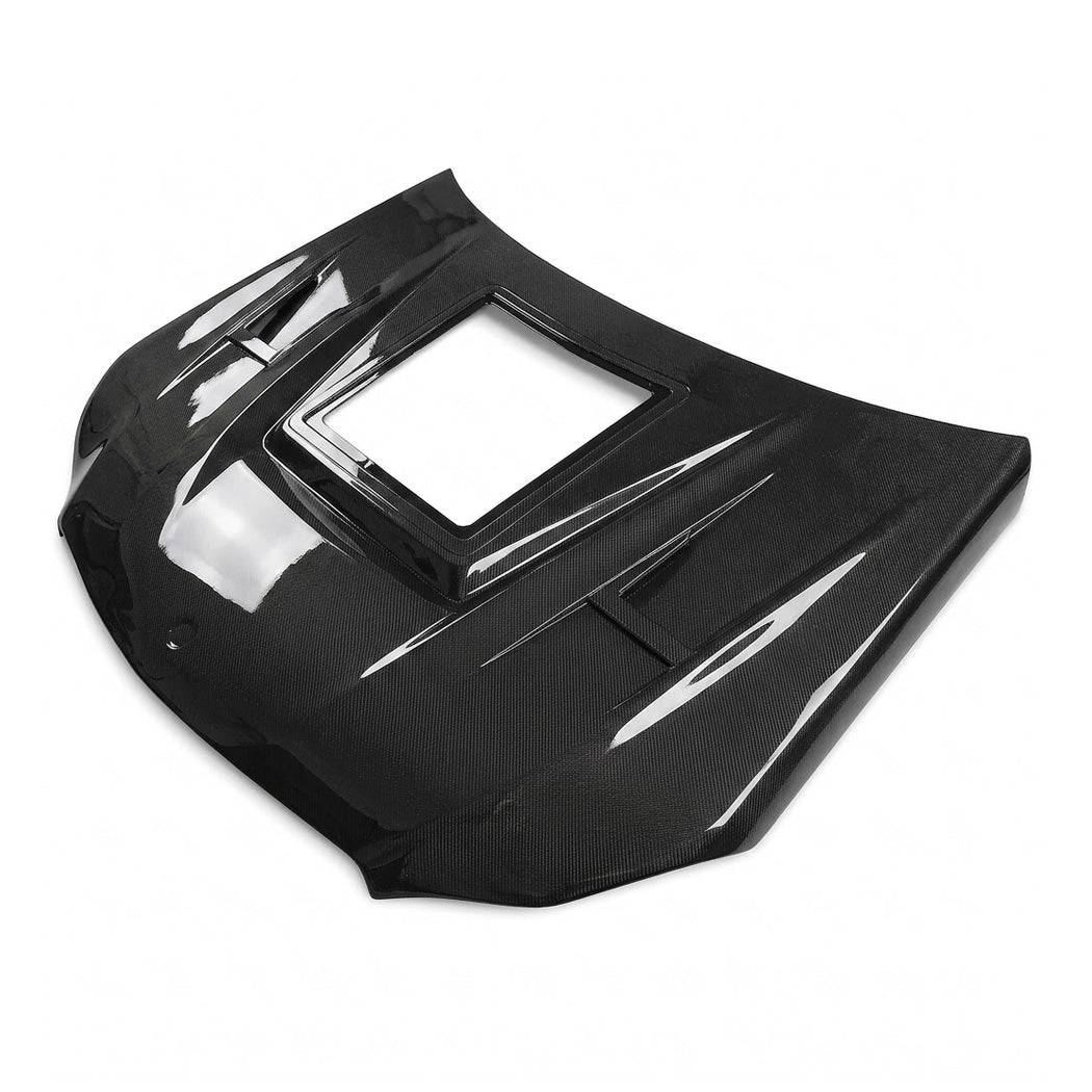 2017-2020 Mercedes E-Class Glass Engine Cover Carbon Fiber Hood | W213