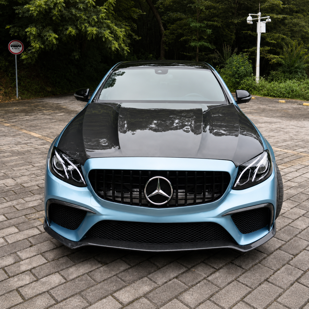 2017-2020 Mercedes E-Class OEM Style Carbon Fiber Hood | W213