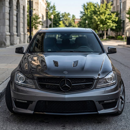 2012-2015 Mercedes C63 AMG B Style Carbon Fiber Hood | W204/C204