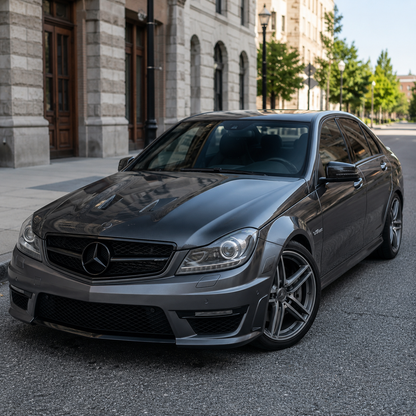 2012-2015 Mercedes C63 AMG B Style Carbon Fiber Hood | W204/C204