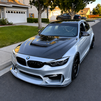 2015-2021 BMW M3/M4 V2 Style Carbon Fiber Hood | F80/F82/F83