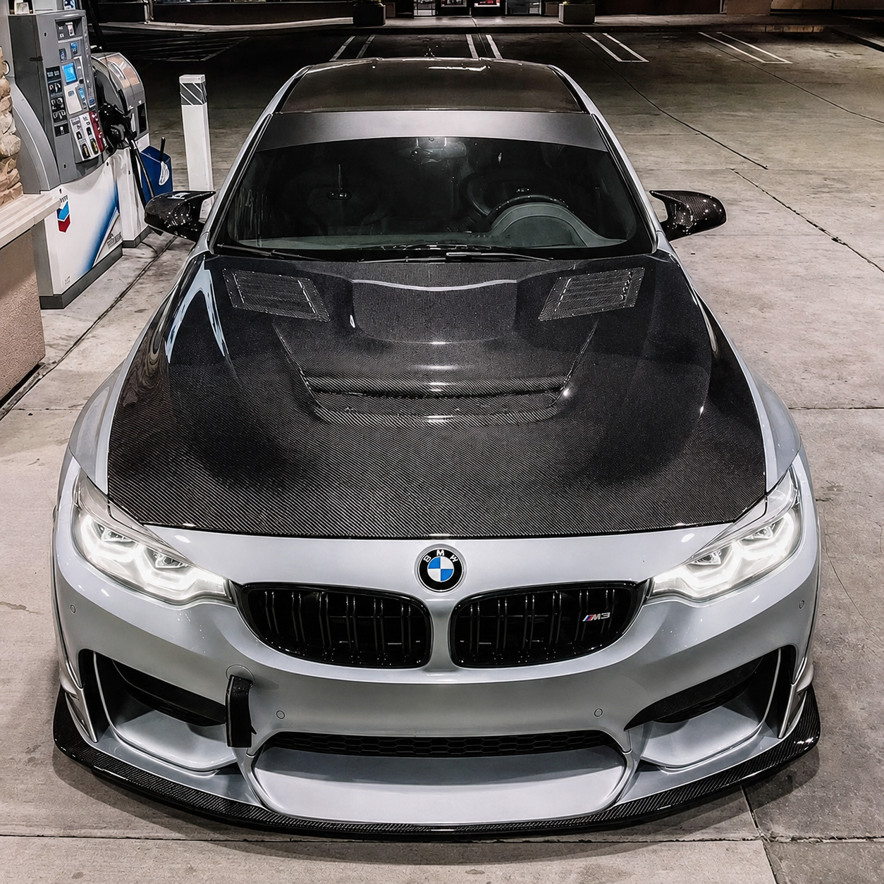 2015-2021 BMW M3/M4 V2 Style Carbon Fiber Hood | F80/F82/F83