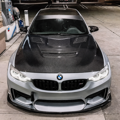 2015-2021 BMW M3/M4 V2 Style Carbon Fiber Hood | F80/F82/F83