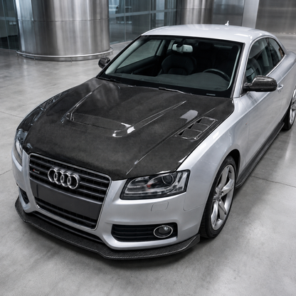 2008-2012 Audi A5/S5/RS5 V Style Carbon Fiber Hood | B8