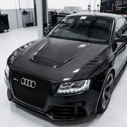 2008-2012 Audi A5/S5/RS5 V Style Carbon Fiber Hood | B8