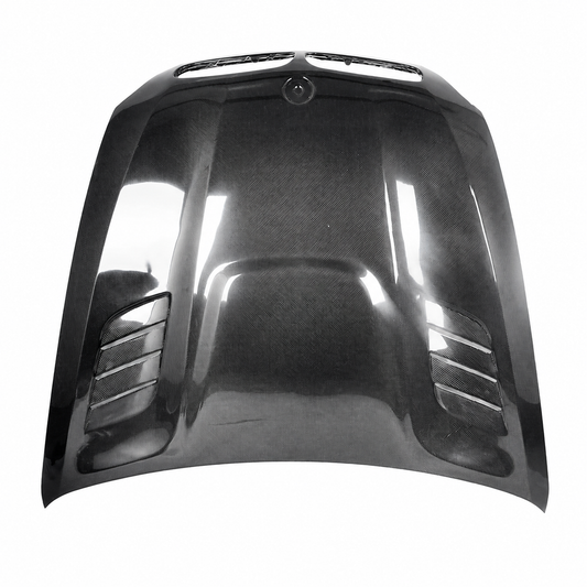 2007-2014 BMW X5/X6/X5M/X6M V Style Carbon Fiber Hood | E70/E71