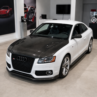 2008-2012 Audi A5/S5/RS5 E Style Carbon Fiber Hood | B8