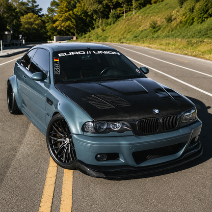 2004-2006 BMW 3-Series GTR Style Carbon Fiber Hood | E46 Coupe/Convertible