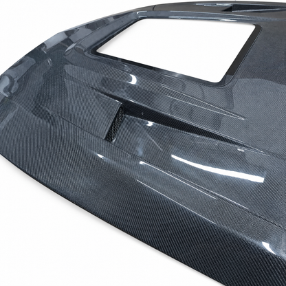 2019-2023 Mercedes CLS-Class/CLS53 AMG Glass Engine Cover Carbon Fiber Hood | C257/W257