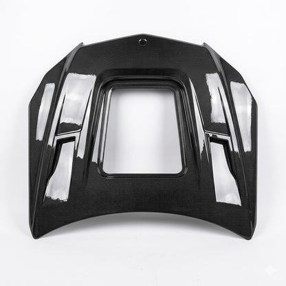 2010-2013 Mercedes E-Class Glass Engine Cover Carbon Fiber Hood | W207/A207/C207
