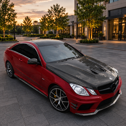 2010-2013 Mercedes E-Class S Style Carbon Fiber Hood | W207/A207/C207