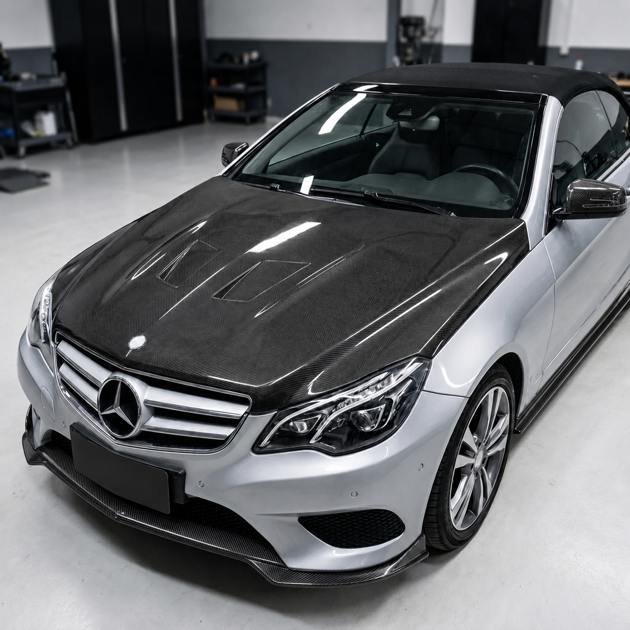 2014-2017 Mercedes E-Class S Style Carbon Fiber Hood | W207/A207/C207