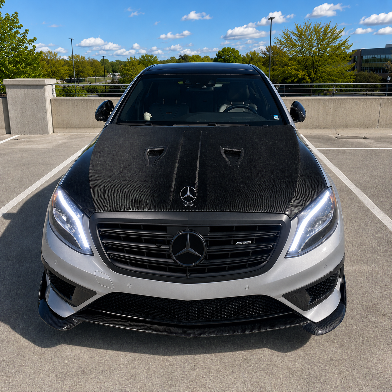 2014-2020 Mercedes S-Class/S63/S65 AMG Carbon Fiber Hood | W222
