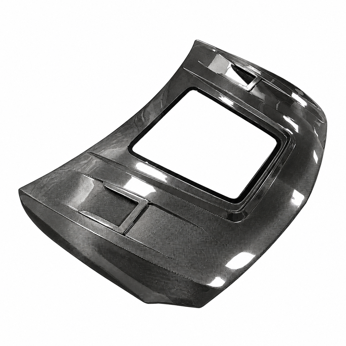 2014-2019 Mercedes CLA-Class/CLA45 AMG Glass Engine Cover Style Carbon Fiber Hood | W117/C117/X117