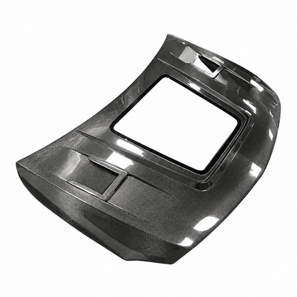2014-2019 Mercedes CLA-Class/CLA45 AMG Glass Engine Cover Style Carbon Fiber Hood | W117/C117/X117
