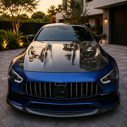 2019-2024 Mercedes GT43/GT53/GT63 AMG SL Style Carbon Fiber Hood | X290