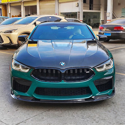 2019+ BMW 8-Series/M8 Glass Engine Cover Carbon Fiber Hood | G14/G15/G16/F91/F92/F93