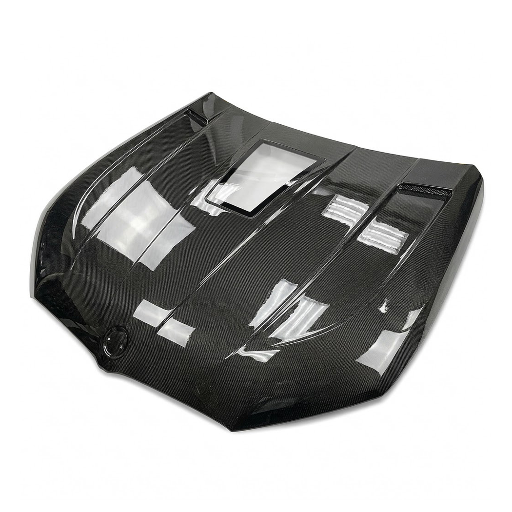 2019+ BMW 8-Series/M8 Glass Engine Cover Carbon Fiber Hood | G14/G15/G16/F91/F92/F93