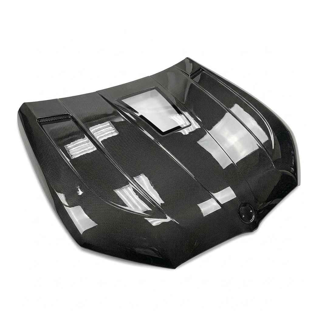 2019+ BMW 8-Series/M8 Glass Engine Cover Carbon Fiber Hood | G14/G15/G16/F91/F92/F93