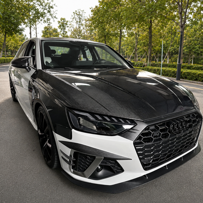 2017-2025 Audi A4/S4/RS4 TK Style Carbon Fiber Hood | B9/B9.5