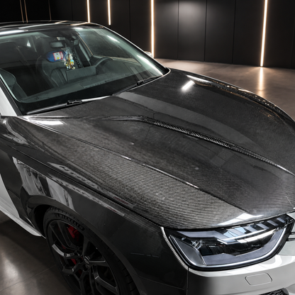 2017-2025 Audi A4/S4/RS4 TK Style Carbon Fiber Hood | B9/B9.5