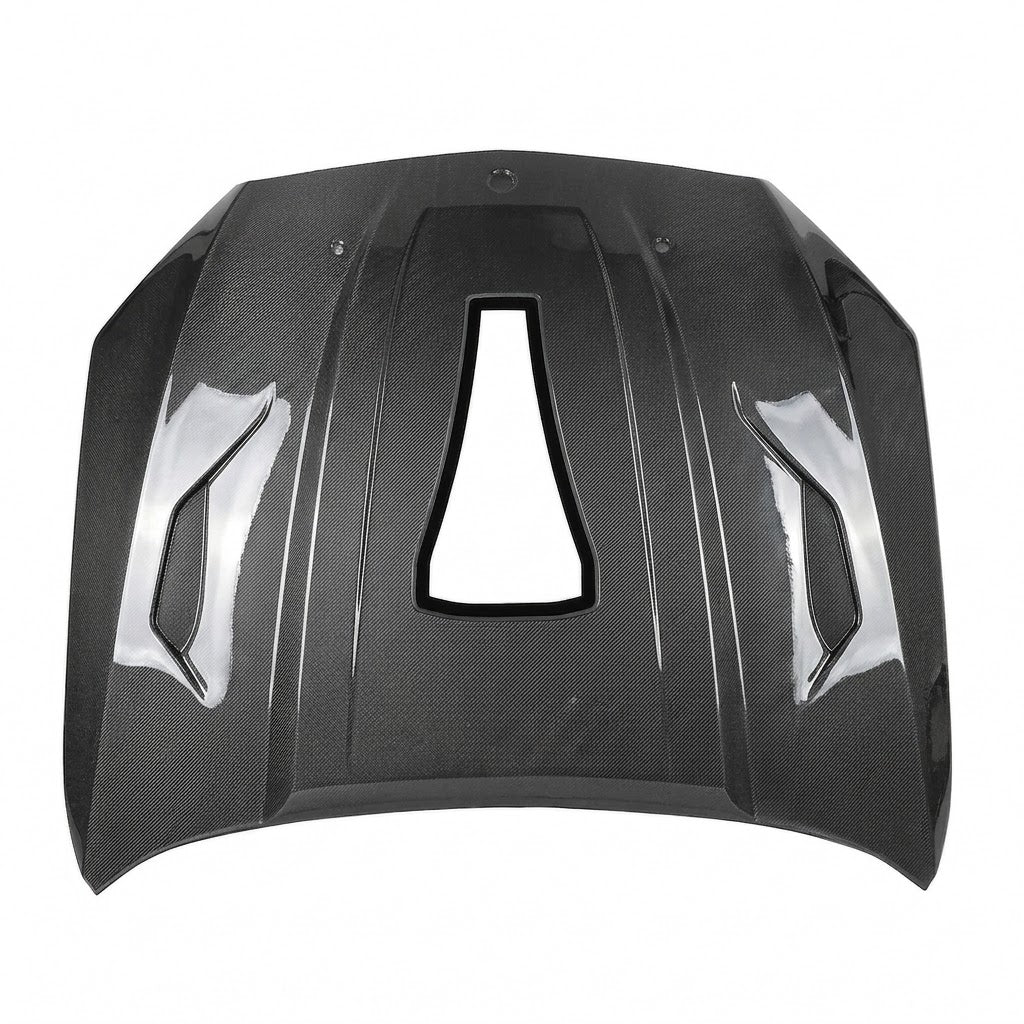 2014-2020 Mercedes S-Class/S63/S65 AMG Glass Engine Cover Carbon Fiber Hood | W222